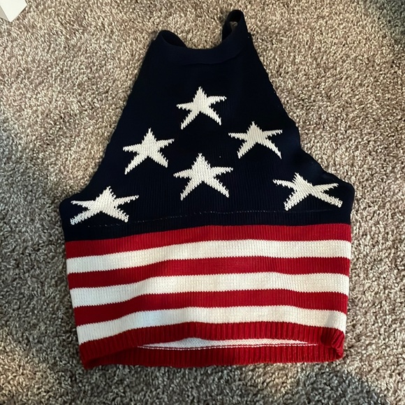 Debut s/m American flag halter - Picture 2 of 3